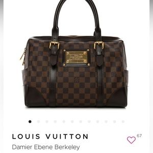 Louis Vuitton Damier Ebene Berkeley medium/large